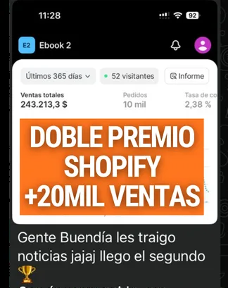 Doble premio Shopify de Enzo